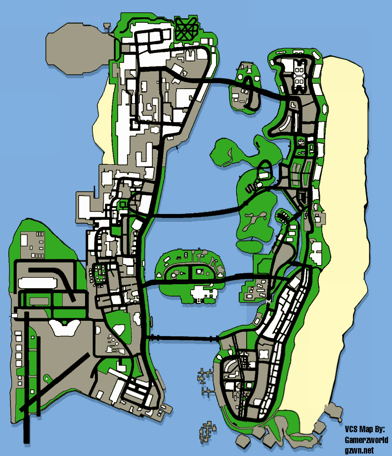 Digital VCS map - GTA Vice City Stories - The GTA Place Forums